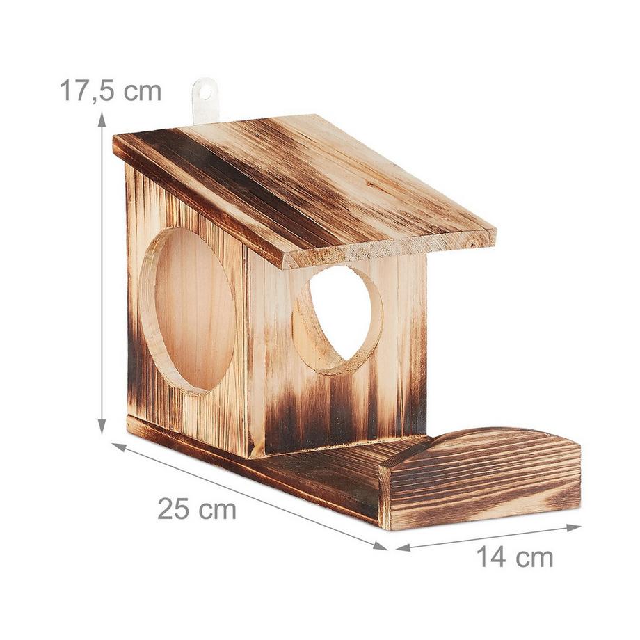 B2X  Hängendes Futterhäuschen für Eichhörnchen 