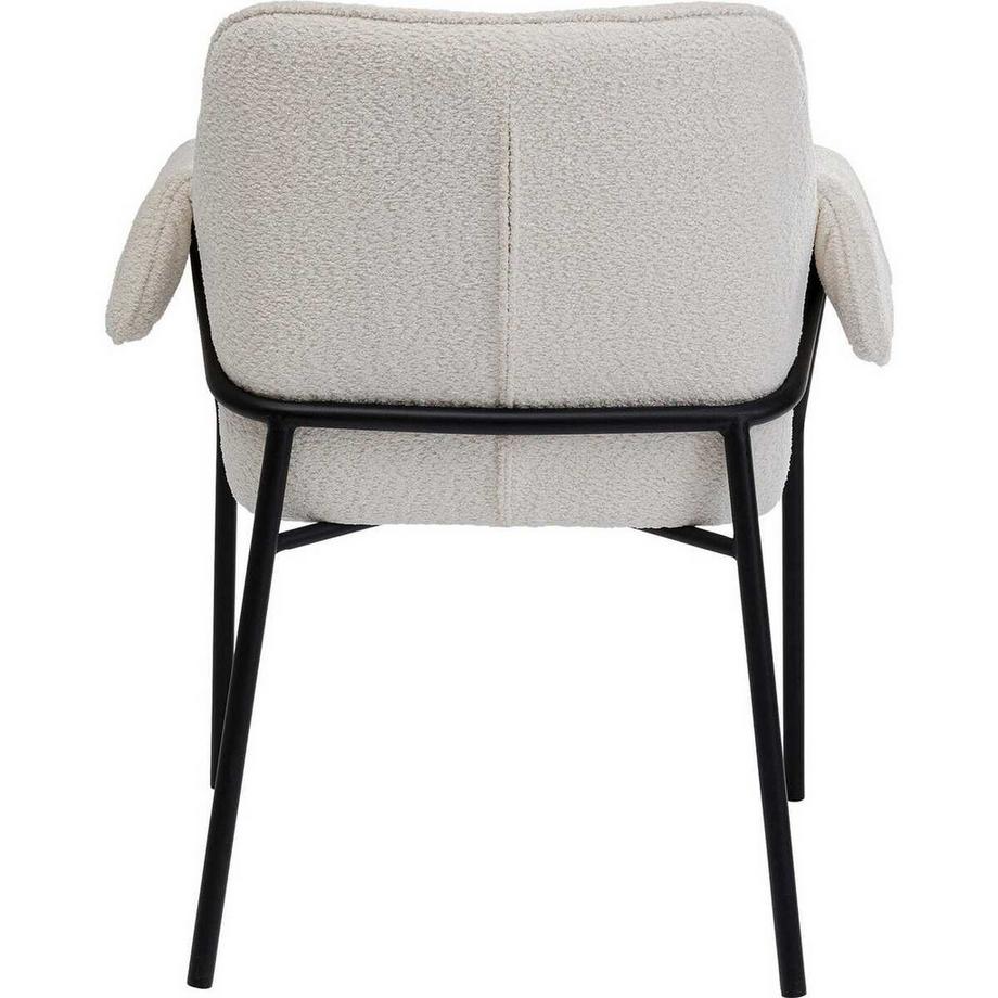 KARE Design Armlehnstuhl Bess creme  