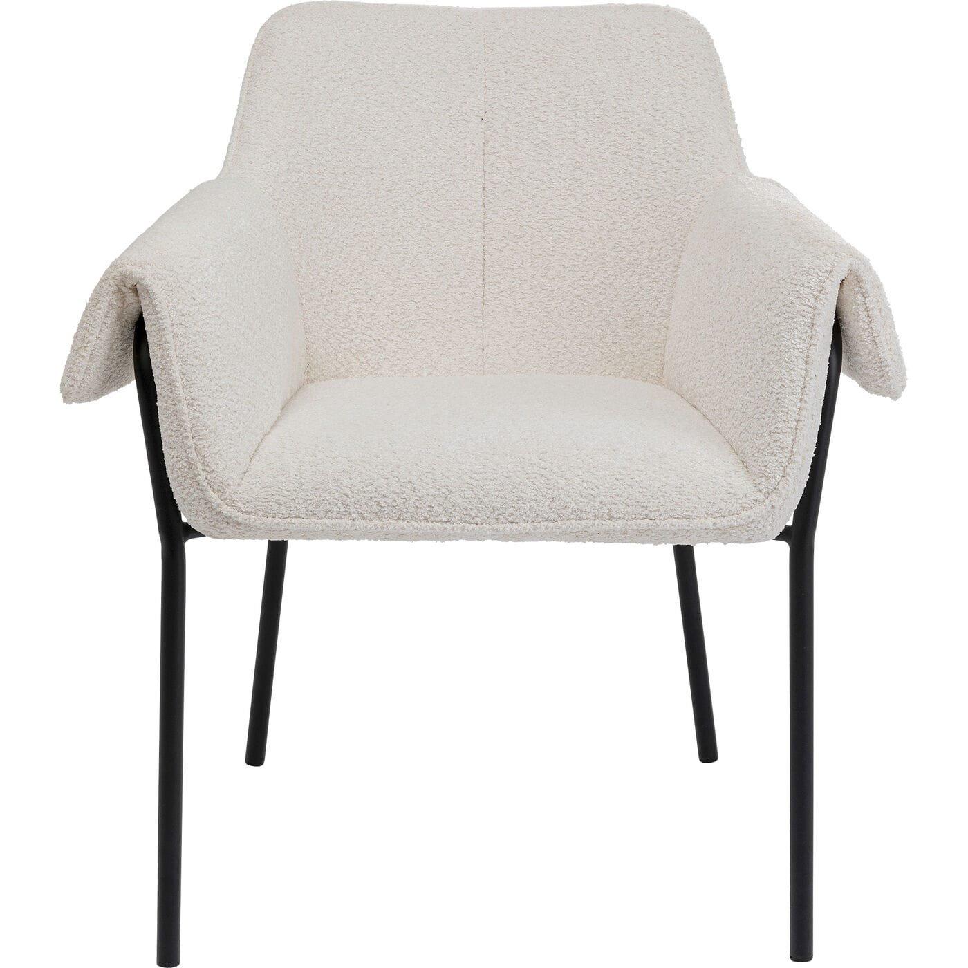 KARE Design Fauteuil Bess crème  