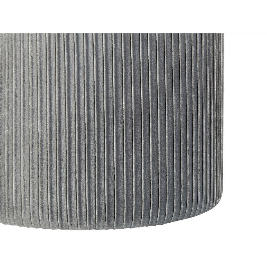 Beliani Lot de 2 poufs avec rangement en Velours Glamour CAMDENTON  