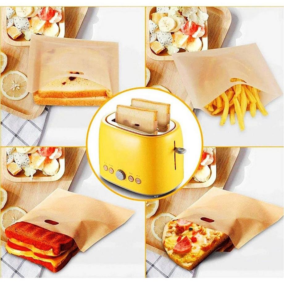 Northio  Toastbeutel - wiederverwendbar - 10 Stk 