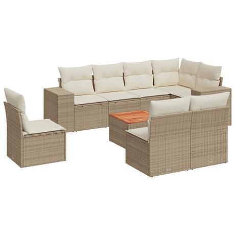 VidaXL Garten sofagarnitur poly-rattan  