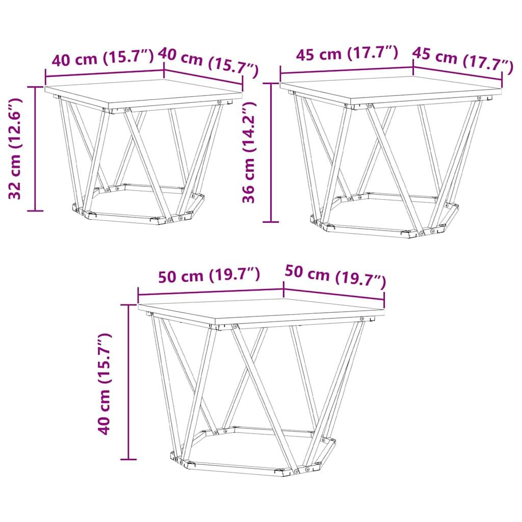 VidaXL Couchtisch holzwerkstoff  