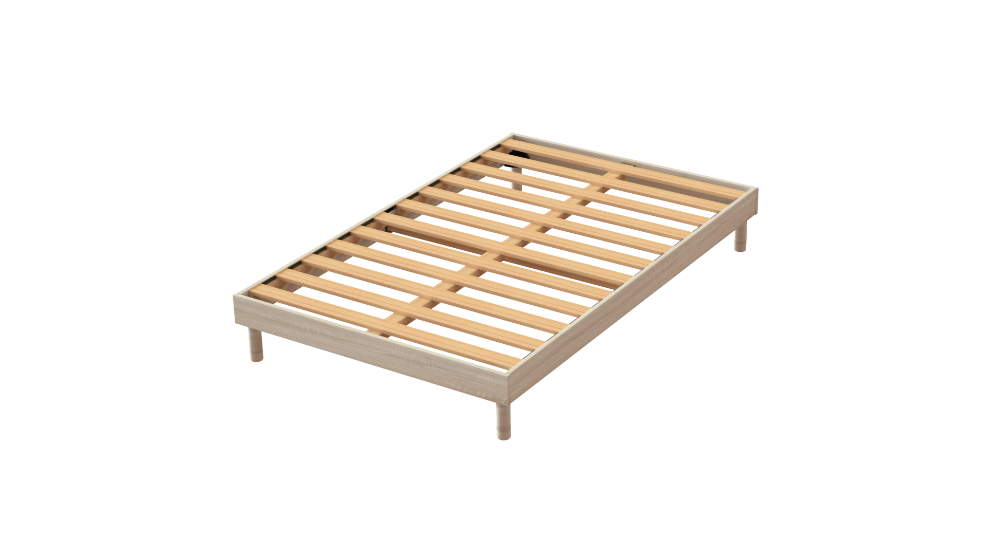 AB Matelas Lattenrost-Bausatz  Easy Kit 140x190cm Eiche hell  