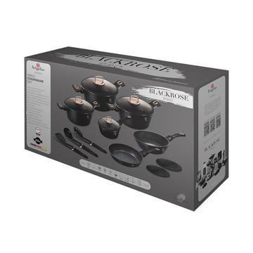 15-teiliges Kochgeschirr-Set Black Rose Collection