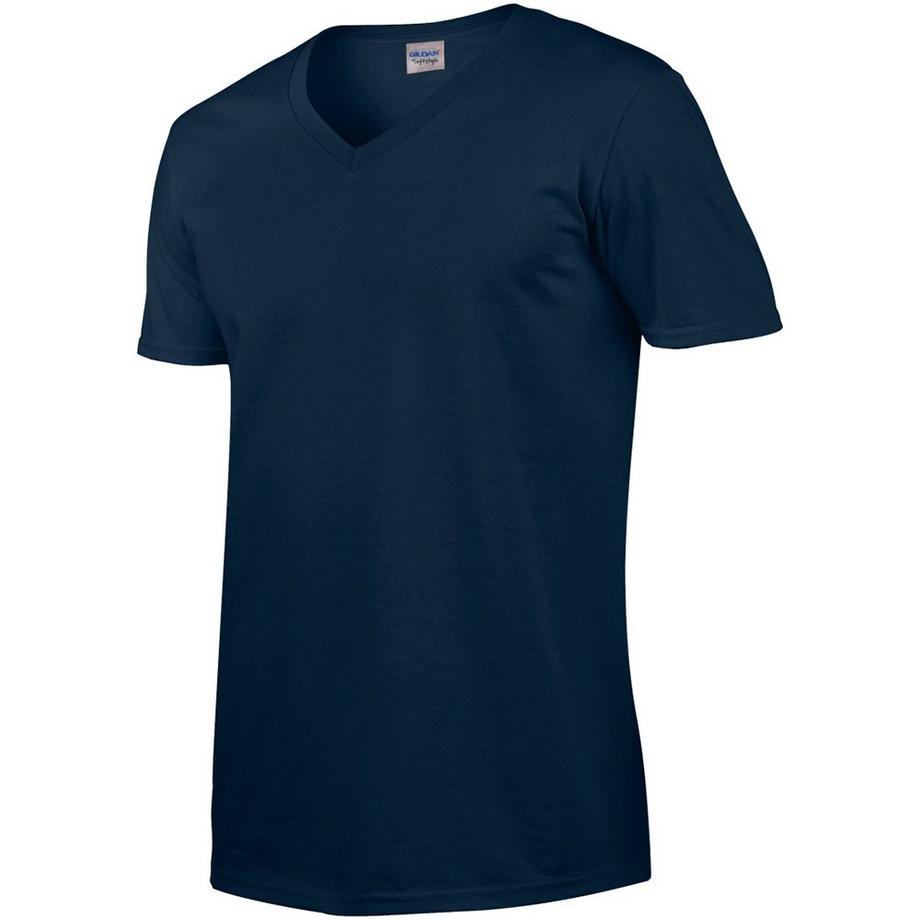 Gildan Soft Style V-Ausschnitt Kurzarm T-Shirt  