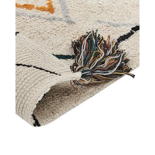 Beliani Tapis en Coton Boho BOLAY  