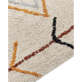 Beliani Tapis en Coton Boho BOLAY  