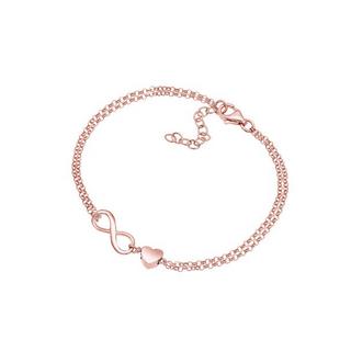 Elli  Armband Unendlichkeit Symbol Herz 