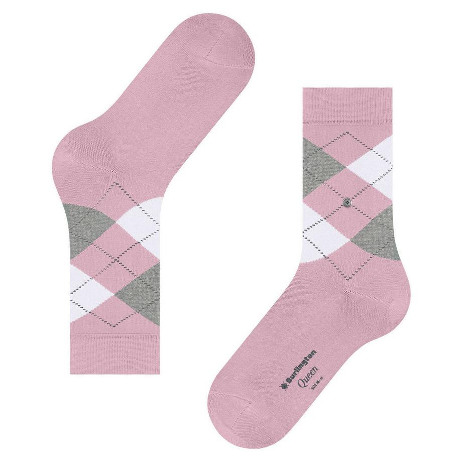 Burlington Chaussettes Queen à motif Argyle  