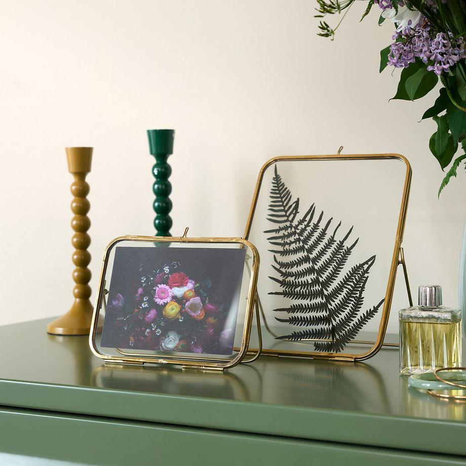 La Redoute Intérieurs Stellbarer Rahmen aus Messing und Glas  