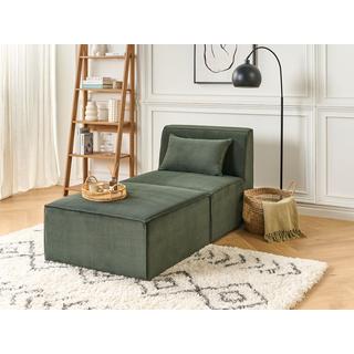 Beliani Chaiselongue aus Cord Modern LEMVIG  