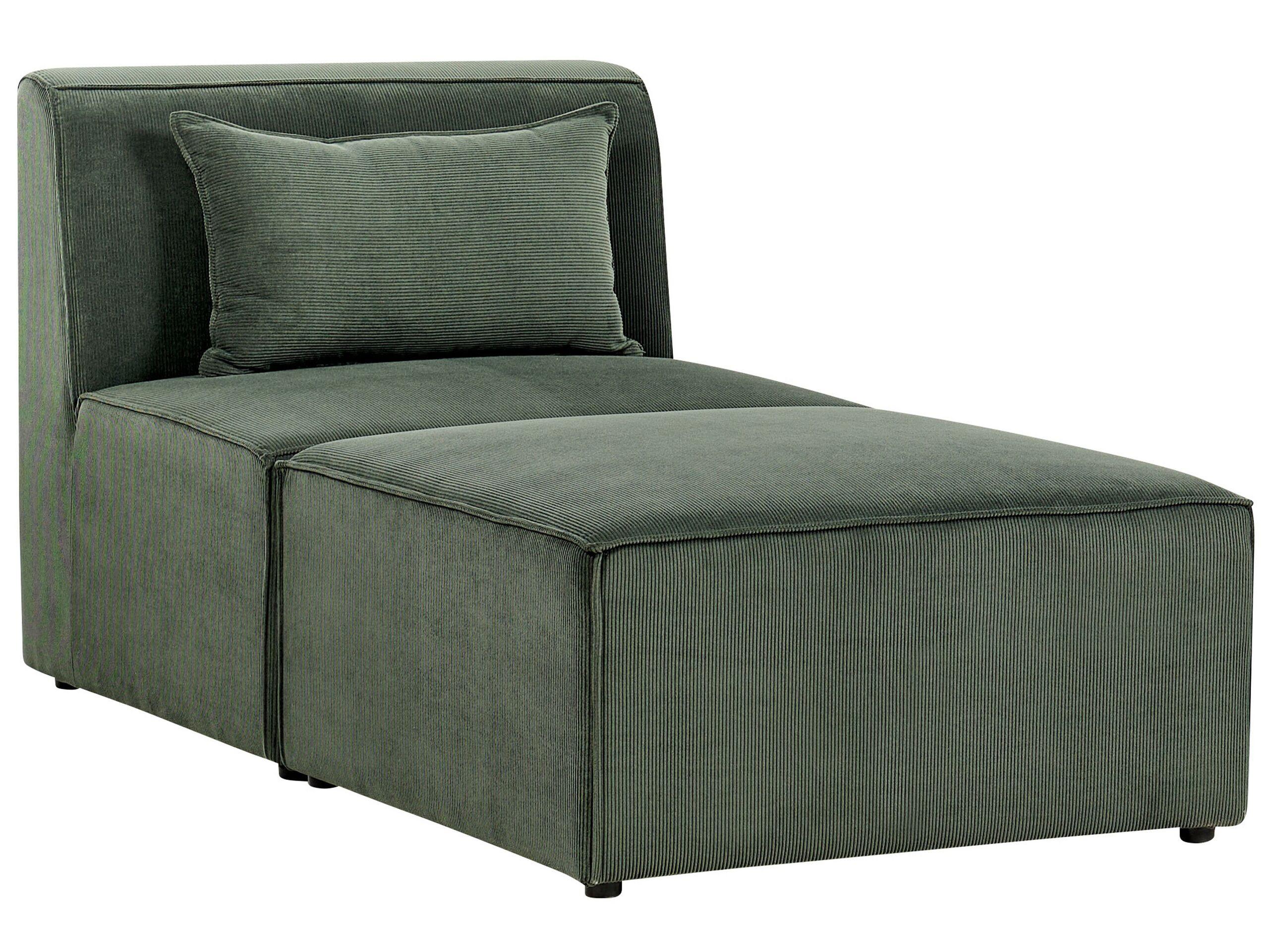 Beliani Chaiselongue aus Cord Modern LEMVIG  