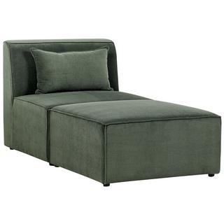 Beliani Chaiselongue aus Cord Modern LEMVIG  