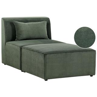 Beliani Chaiselongue aus Cord Modern LEMVIG  