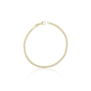 MUAU Schmuck  Bracelet Panzer Gelbgold 750, 19cm, 2.4mm 