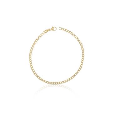 Bracelet Panzer Gelbgold 750, 19cm, 2.4mm