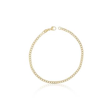 Bracelet Panzer Gelbgold 750, 19cm, 2.4mm