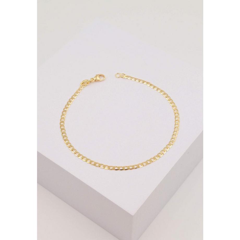 MUAU Schmuck  Bracelet réservoir en or jaune 750, 19cm, 2,4mm 