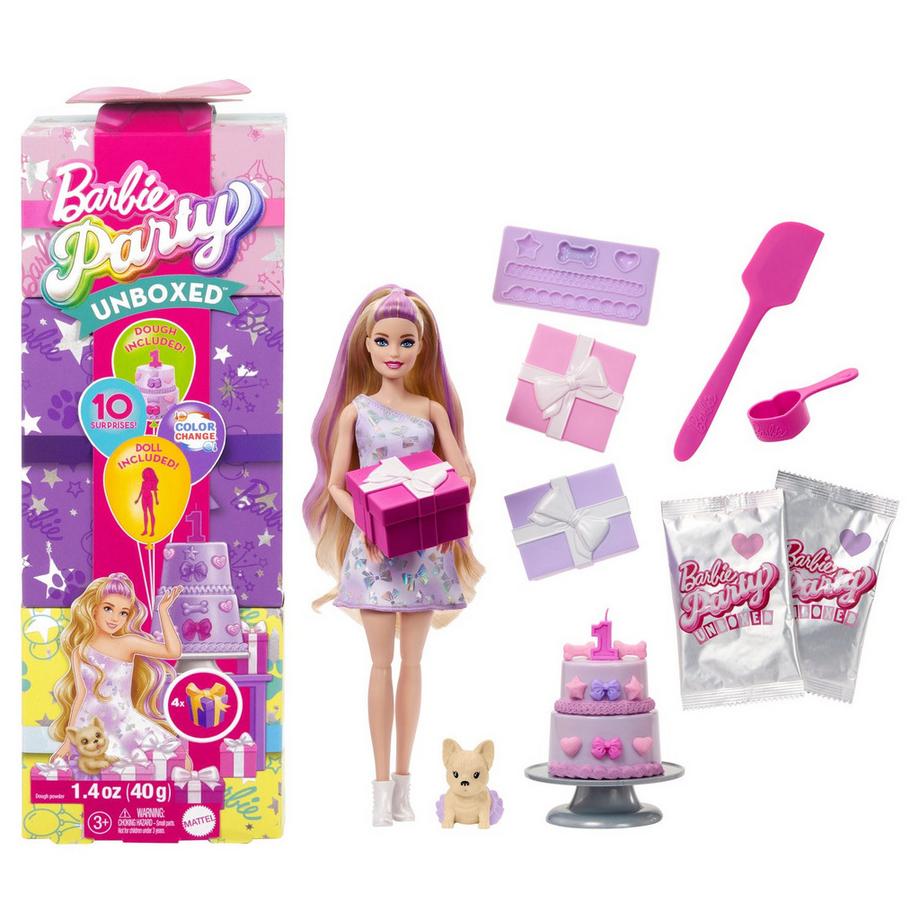 Barbie  Unboxed Haustier Geburtstagsparty 