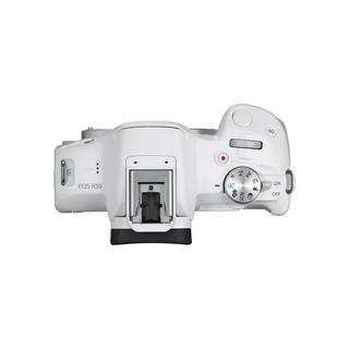 Canon  EOS EOS R50, White + RF-S 18-45mm F4.5-6.3 IS STM Kit 