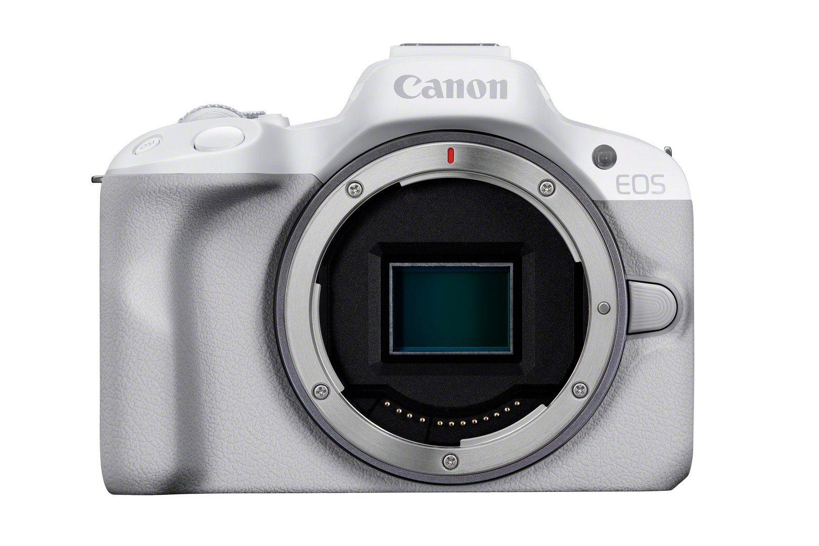 Canon  EOS EOS R50, White + RF-S 18-45mm F4.5-6.3 IS STM Kit 