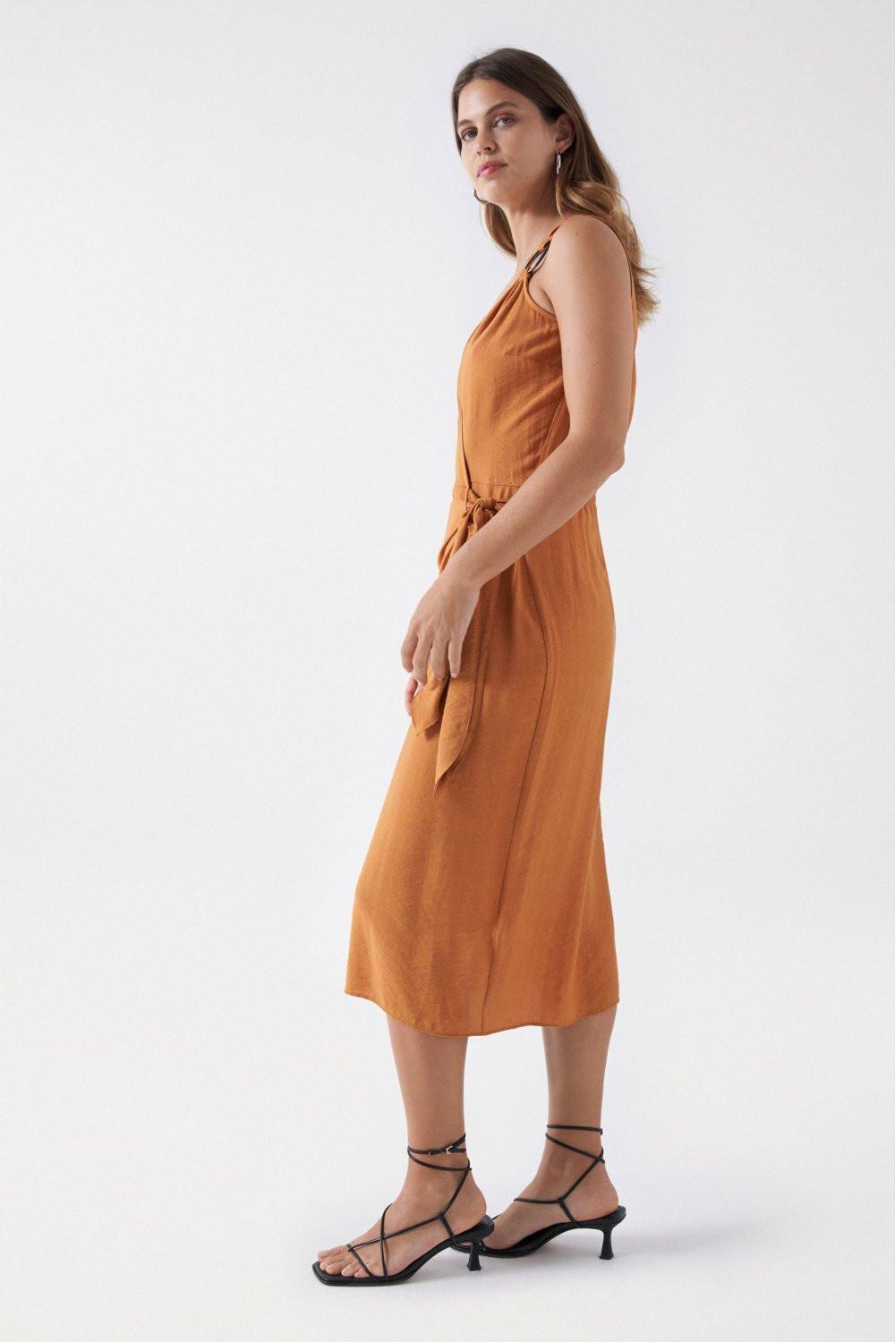 Salsa  Kleider Wrap Midi Dress 