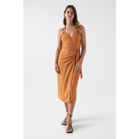 Salsa  Kleider Wrap Midi Dress 