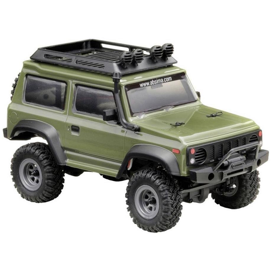 Absima  Micro crawler RC Jimny-Green 4 roues motrices 1:24 RTR 