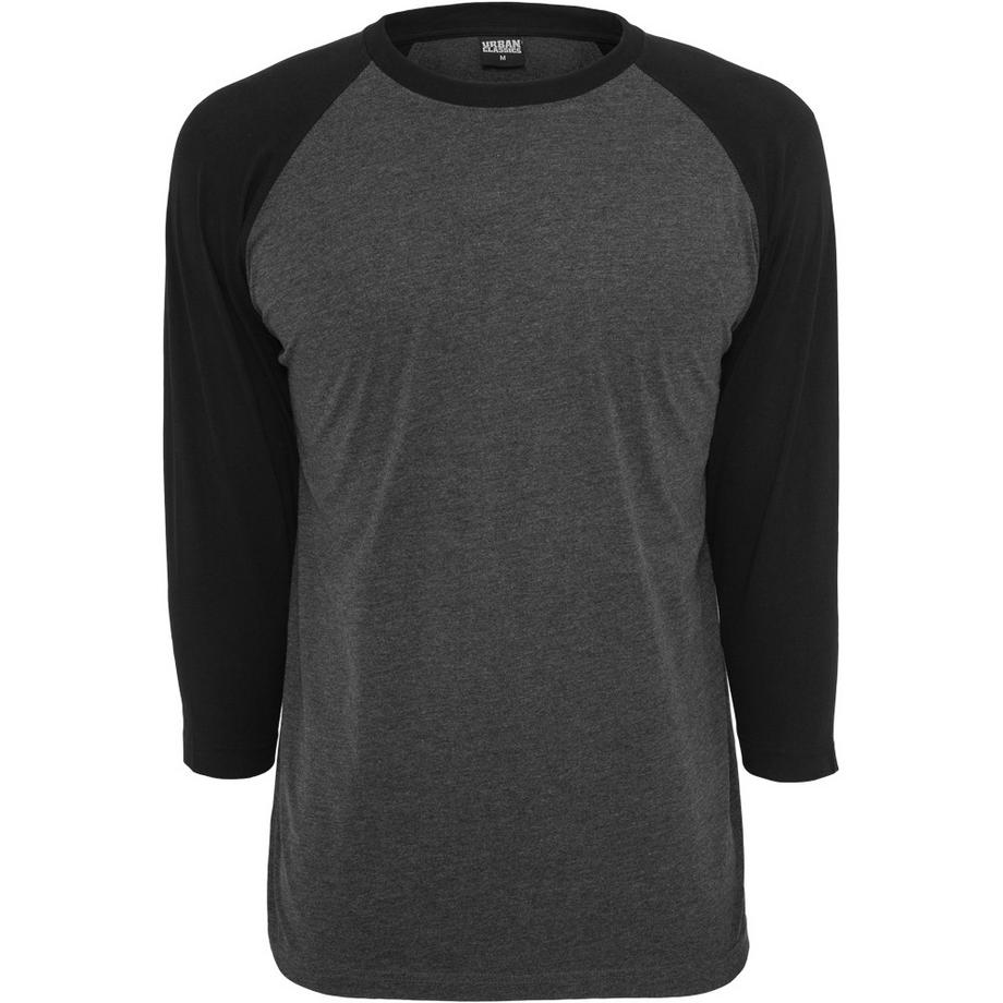 t-shirt urban classic contrat 3/4 leeve raglan