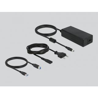 DeLock  63739 Schnittstellen-Hub USB 2.0 Type-B 5000 Mbit/s Grau 