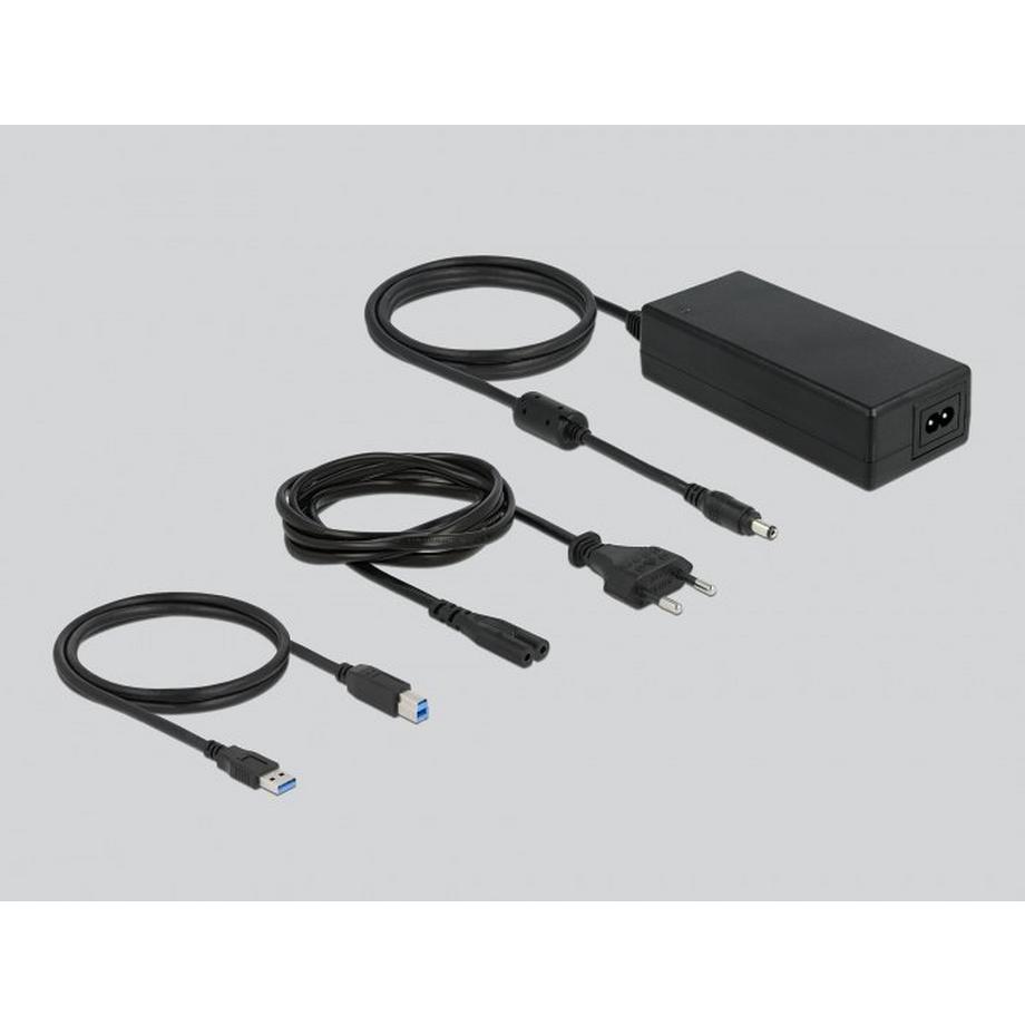 DeLock  Hub USB 5 Gbps esterno con 16 porte + Switch 