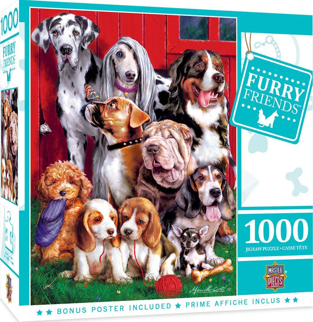 Masterpieces  Masterpieces Puzzle Furry Friends Sitting Pretty Puzzle 1000 pieces 