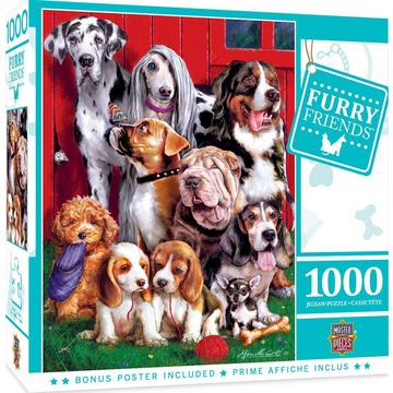 Masterpieces Puzzle Furry Friends Sitting Pretty Puzzle 1000 pieces