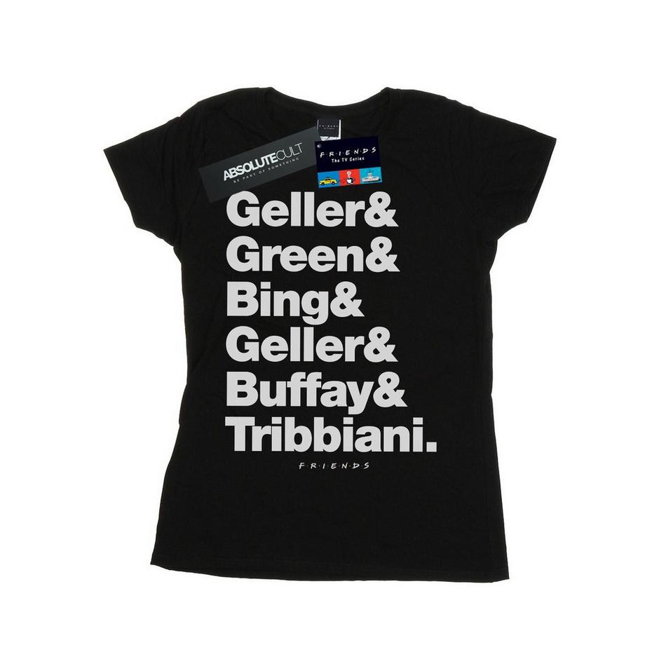 Friends Geller Green Bing Buffay Tribbiani T-Shirt  