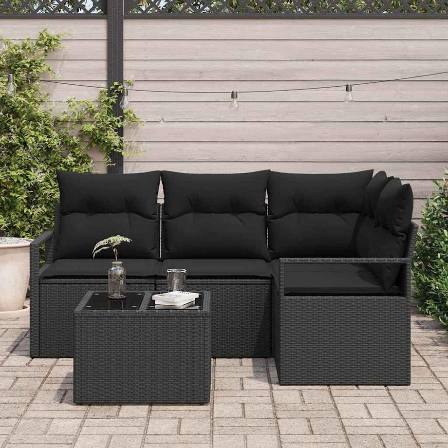 VidaXL Set Divano da Giardino Polyrattan  