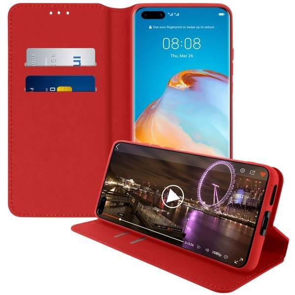 Avizar  Étui Huawei P40 Pro Folio Rouge 