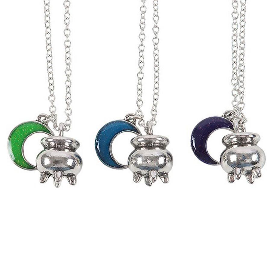 Coven Sisters Cauldron Amuleto Collana Misura  (Confezione da tre)