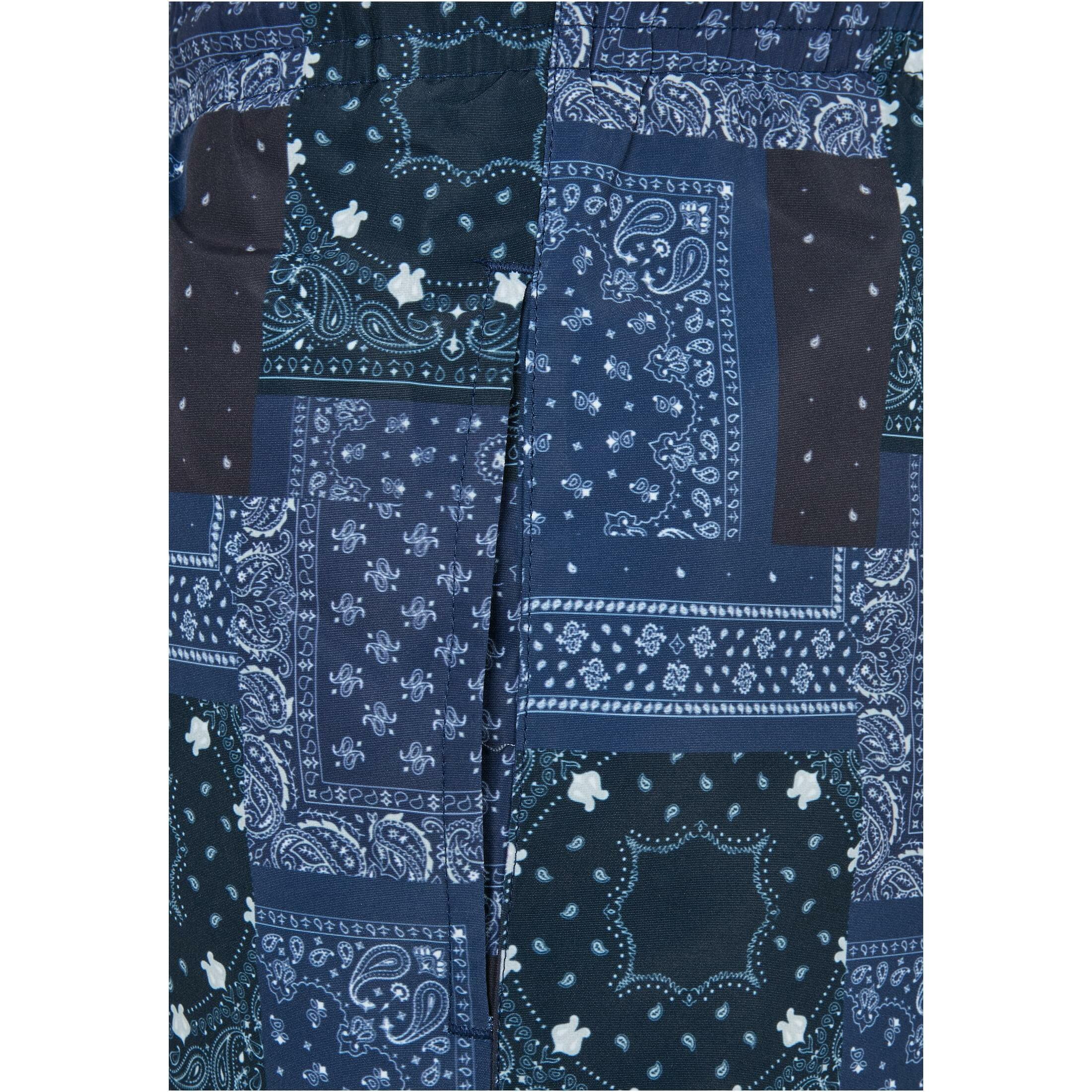 URBAN CLASSICS Gemusterte Badeshorts  