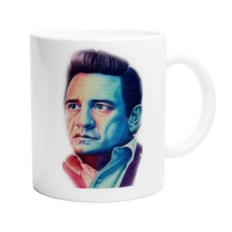 Johnny Cash Kaffeebecher, Gitarre  