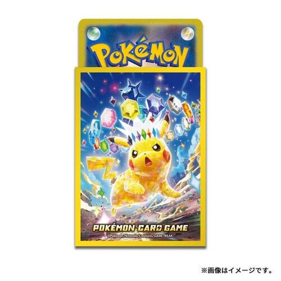 Pokémon  Pokemon Center Deck Sleeves Terastal Type: Stellar Pikachu 