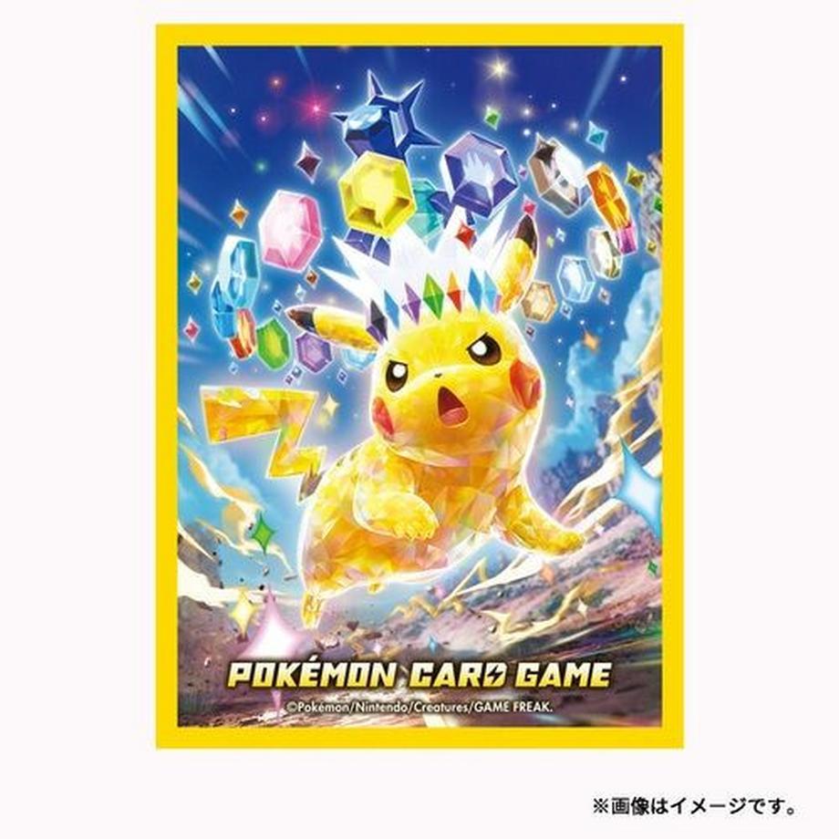 Pokémon  Pokemon Center Deck Sleeves Terastal Type: Stellar Pikachu 