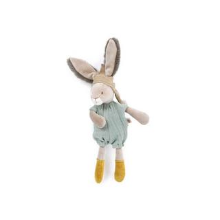 Moulin Roty  Petite peluche lapin vert, Trois Petits Lapins, Moulin Roty 