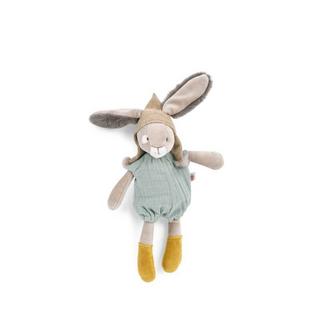 Moulin Roty  Petite peluche lapin vert, Trois Petits Lapins, Moulin Roty 