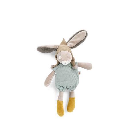 Moulin Roty  Petite peluche lapin vert, Trois Petits Lapins, Moulin Roty 