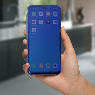 Avizar  Custodia Specchio Redmi Note 7 Blu 