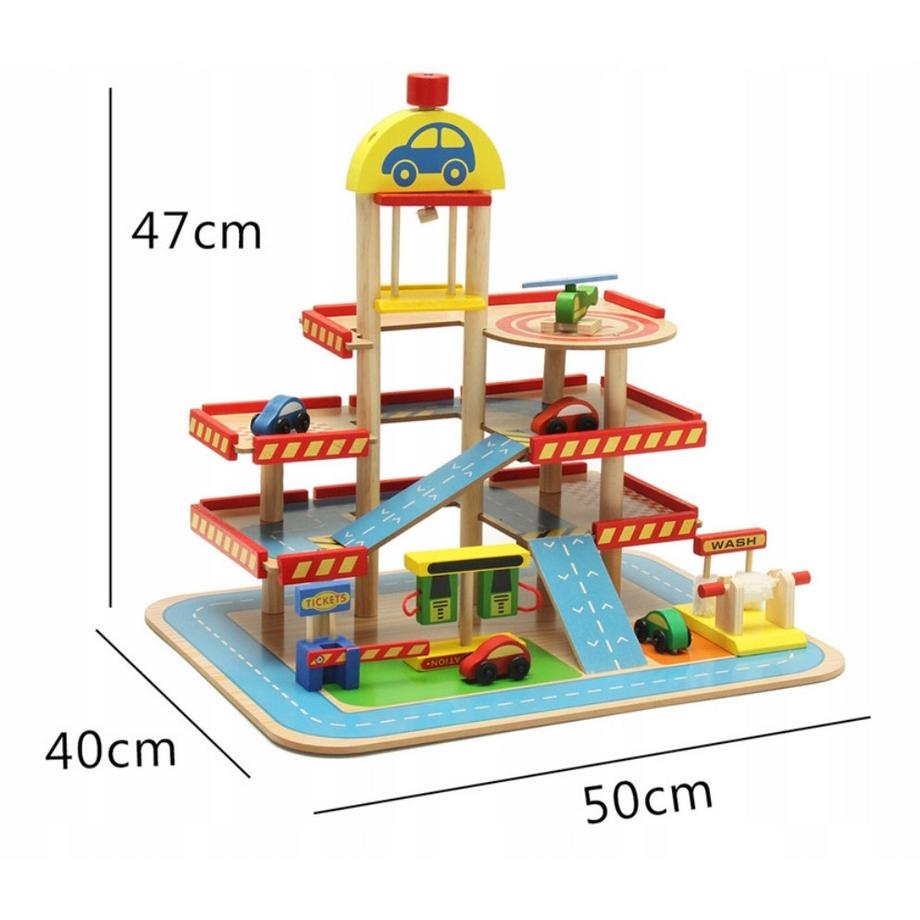 Ruhhy  Garage con posti auto - Legno 