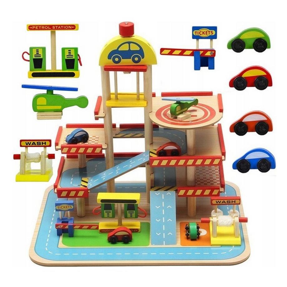 Ruhhy  Garage con posti auto - Legno 