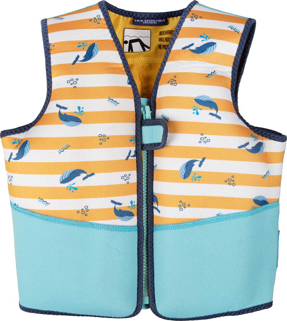 Swim Essentials  Gilet de sauvetage 46 Années Yellow blanc Whale 