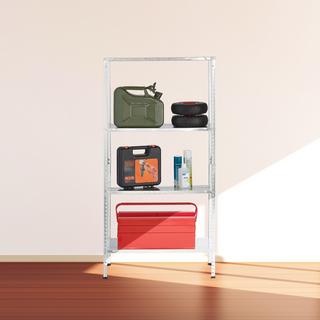 B2X Scaffale in metallo zincato con 4 ripiani  